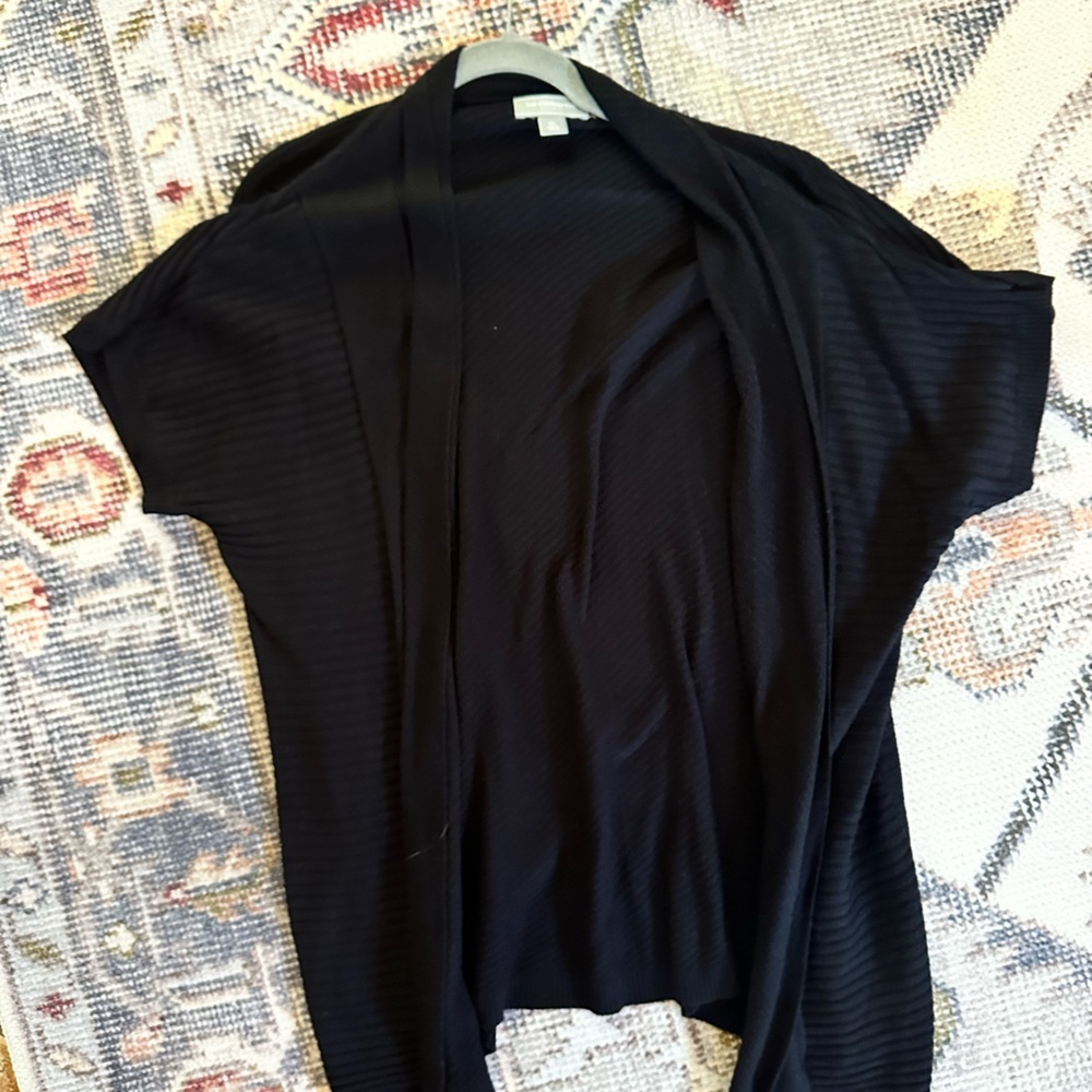 Black cardigan